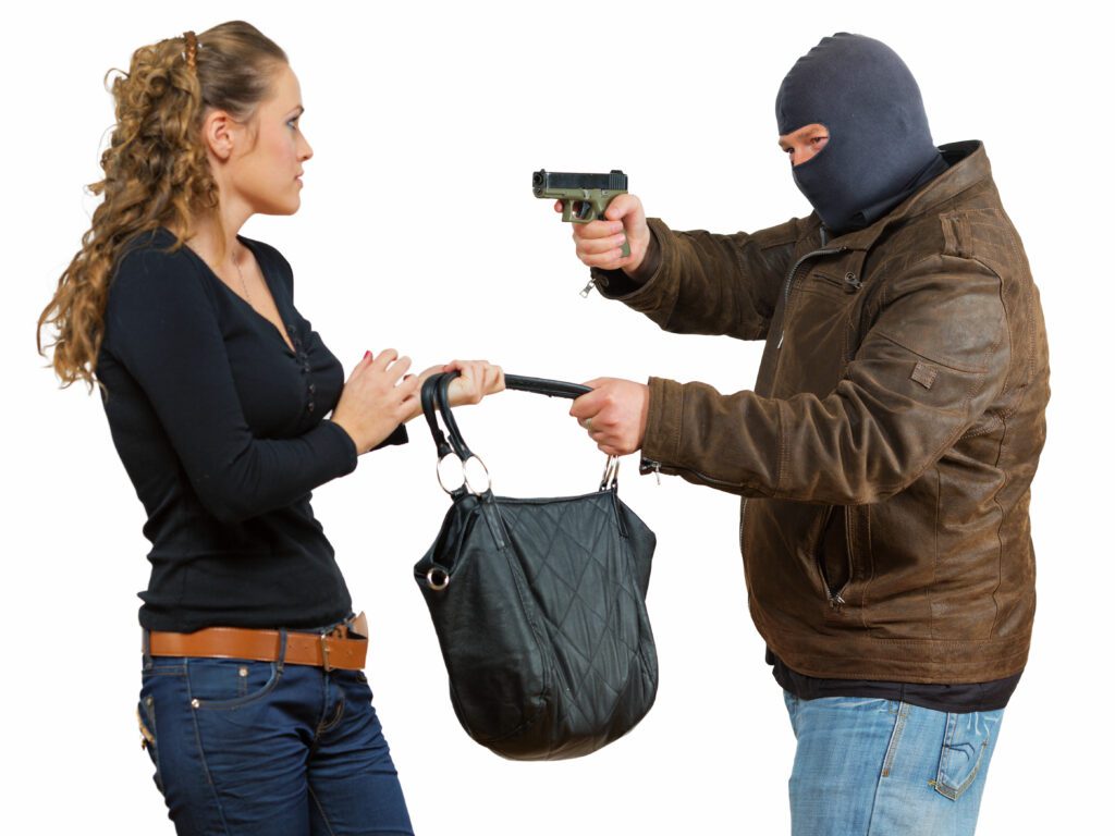 outsmart an armed robber