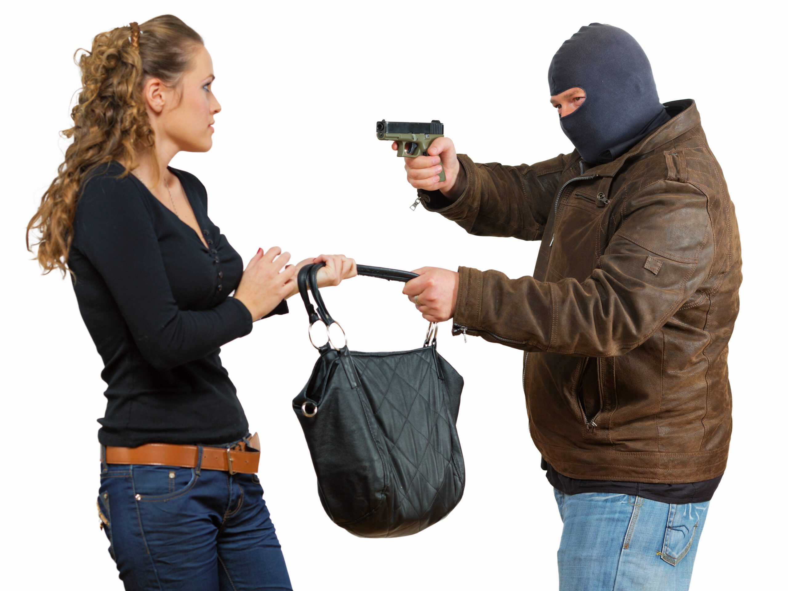 outsmart an armed robber